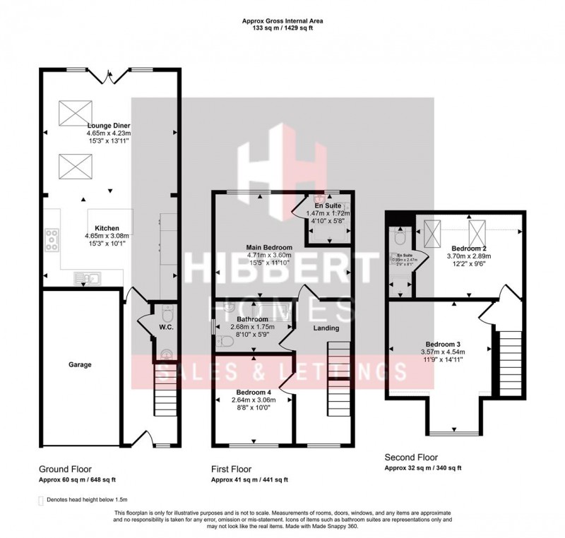 Floorplan for Grimshaw Lane, Bollington