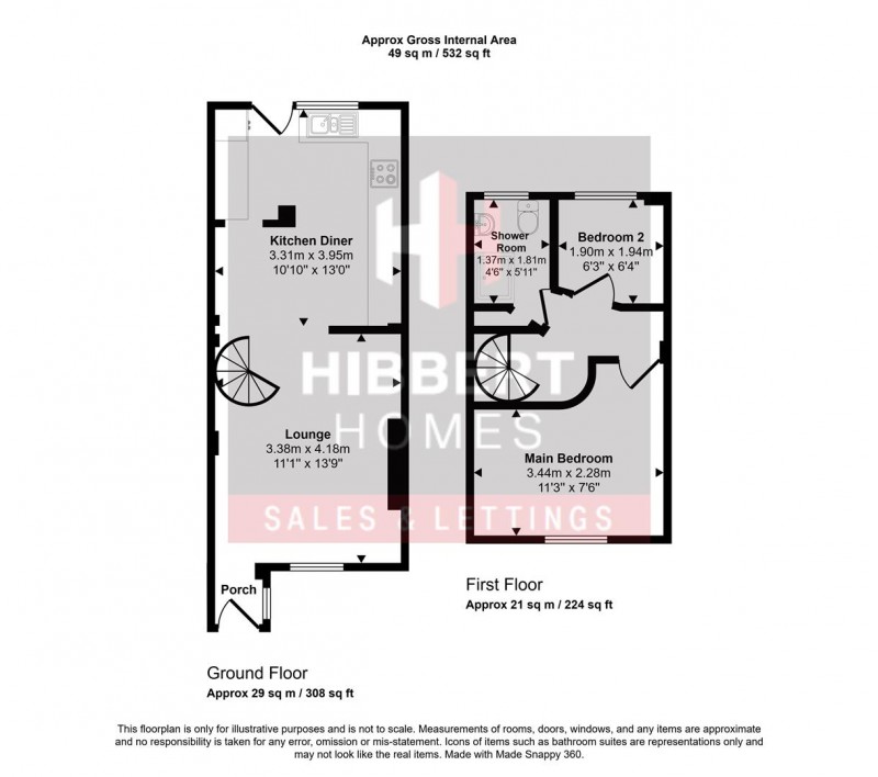 Floorplan for Chester Road, Hazel Grove, Stockport