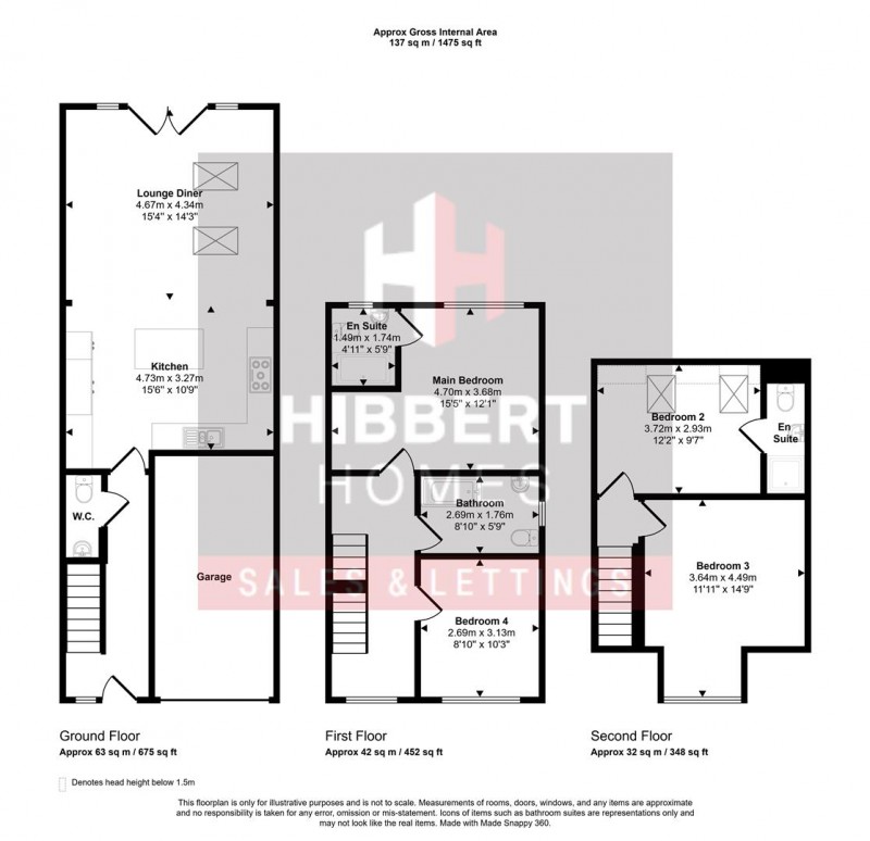 Floorplan for Grimshaw Lane, Bollington