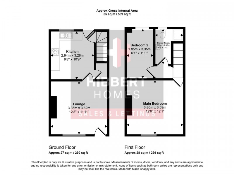 Floorplan for Cale Street, Cale Green