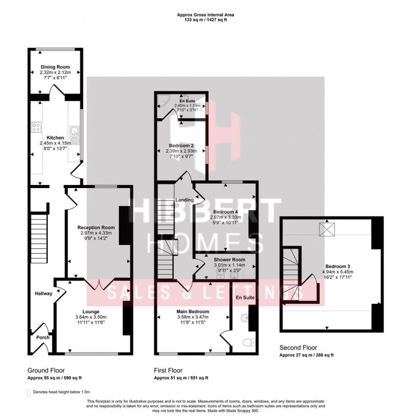 Floorplan for Whelley, Wigan