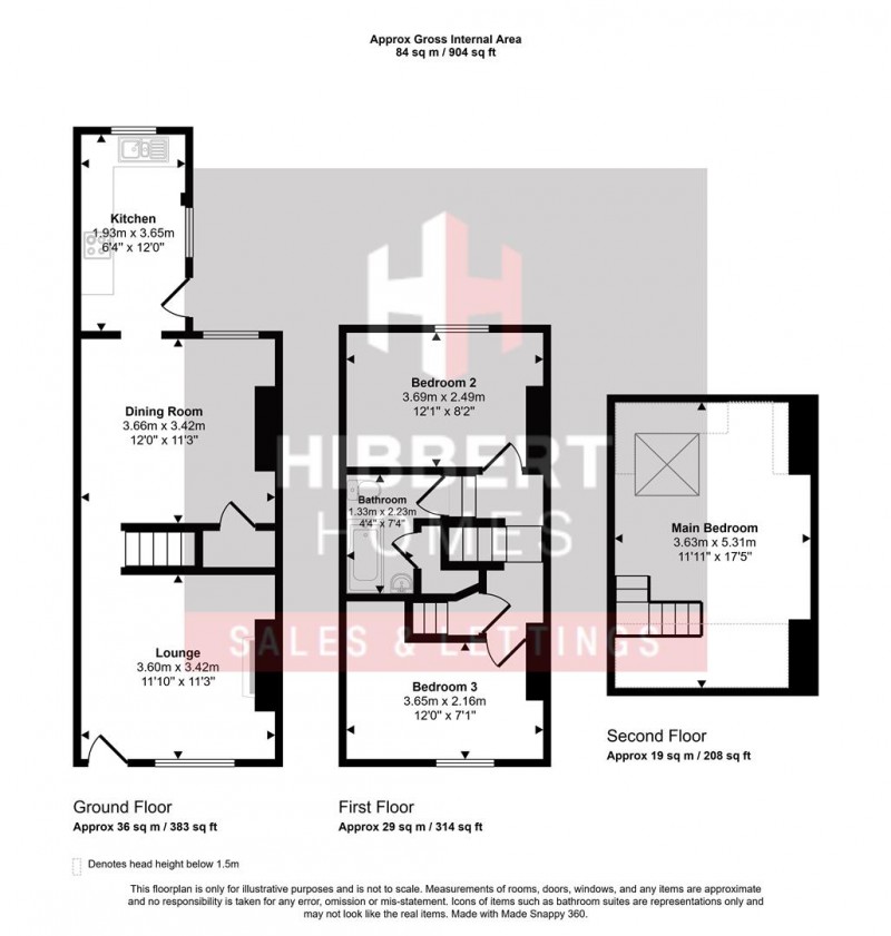 Floorplan for Athens Street, Stockport