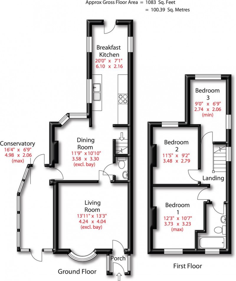 Floorplan for Grove Lane, Hale, WA15 8JF
