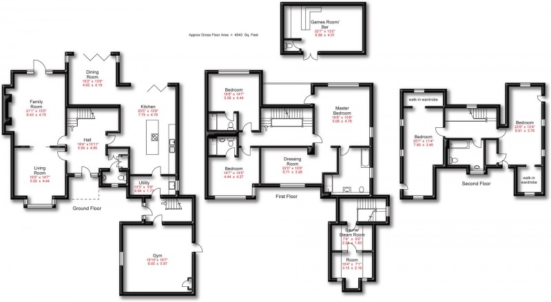 Floorplan for Stanhope Road, Bowdon, Altrincham