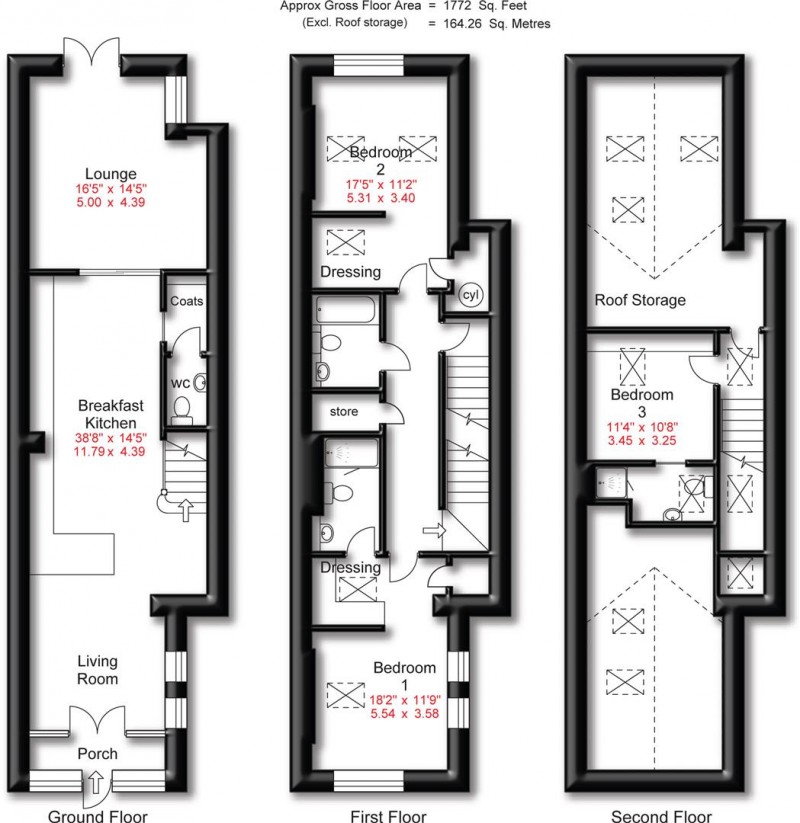 Floorplan for Cecil Road, Hale, Altrincham
