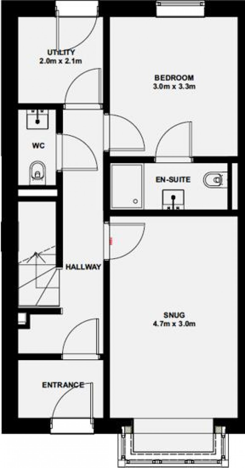 Floorplan for Roe Cross Road, Mottram