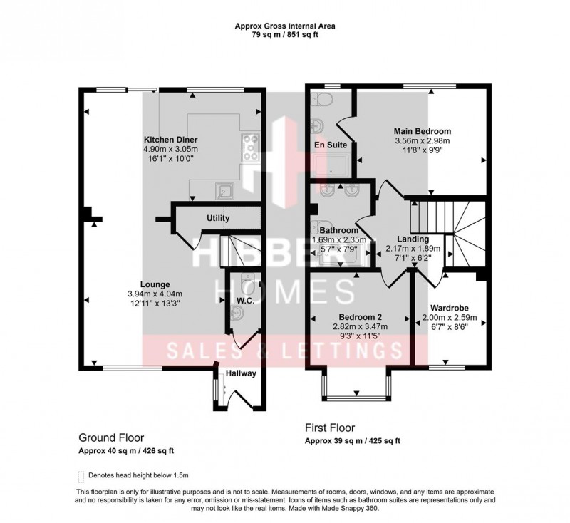 Floorplan for Birchtree Close, Bowdon, Altrincham