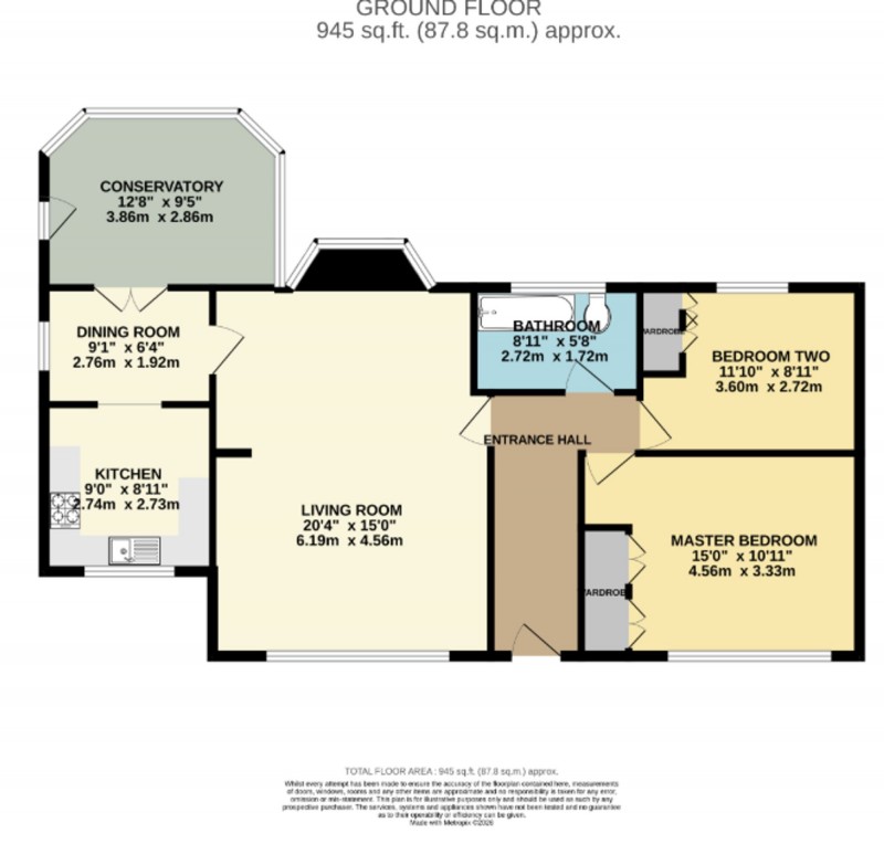 Floorplan for Fir Road, Bramhall, SK7