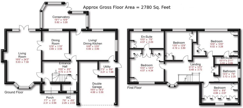 Floorplan for Southern Crescent, Bramhall, SK7