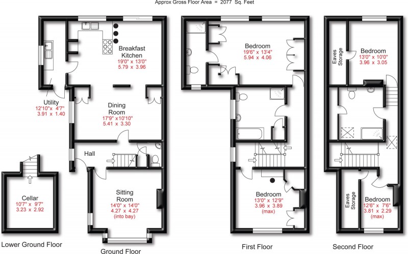 Floorplan for Laburnum Lane, Hale, WA15