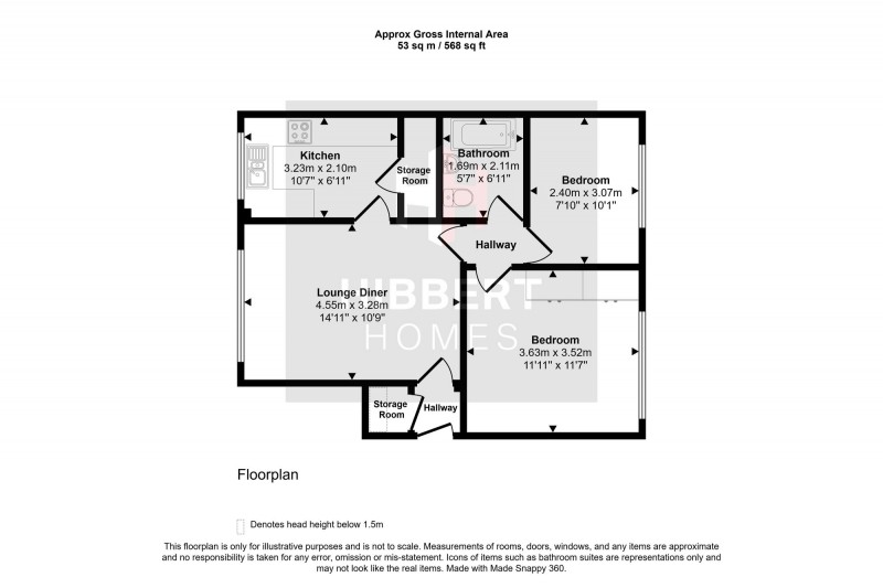 Floorplan for Alma Road, Sale, M33