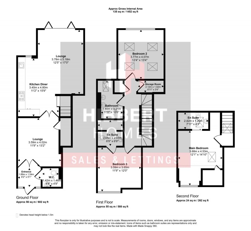 Floorplan for Cecil Road, Hale, WA15