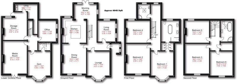 Floorplan for Winton Road, Bowdon, WA14