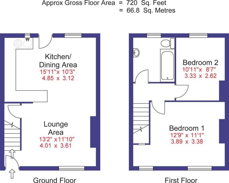 Floorplan for Tolland Lane, Hale, WA15