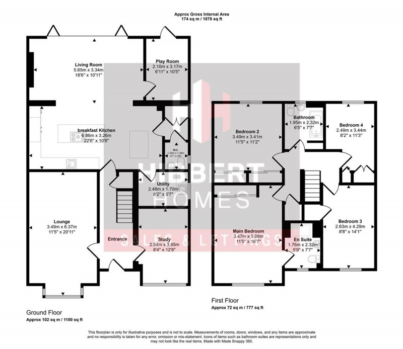Floorplan for Oldbrook Fold, Timperley, WA15