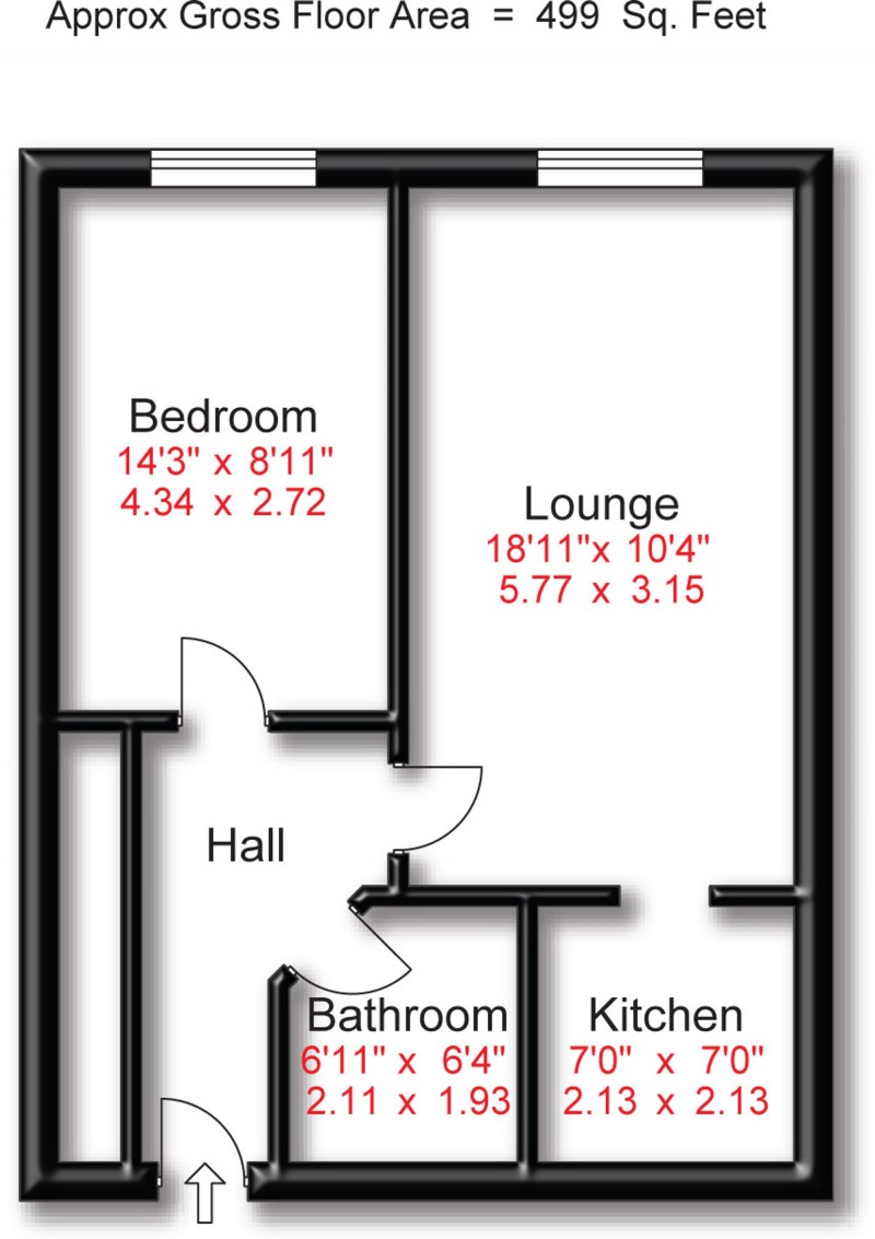 Floorplan for Brown Street, Rostherne Court Brown Street, WA14