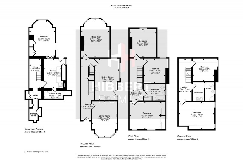 Floorplan for Park Avenue, Sale, M33