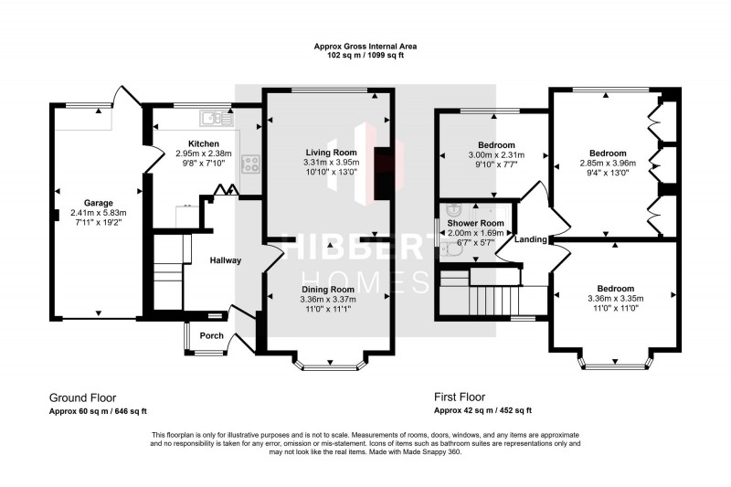 Floorplan for Norfolk Gardens, Urmston, M41