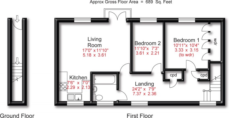 Floorplan for Collingham Road, West Timperley, WA14