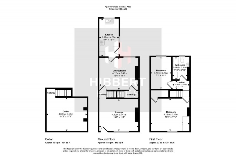 Floorplan for Lowfield Road, Stockport, SK3