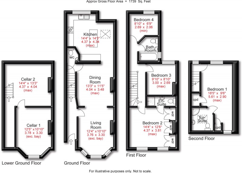Floorplan for Vicarage Lane, Bowdon, WA14
