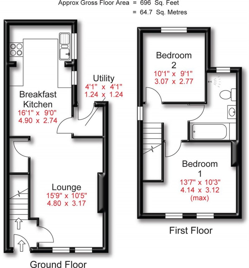Floorplan for Occupation Road, Altrincham, WA14