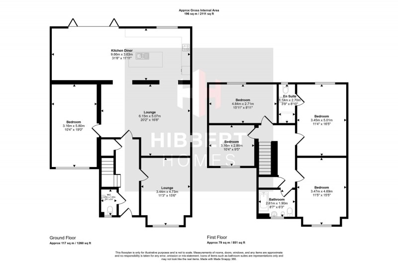 Floorplan for Acton Close, Stockport, SK2