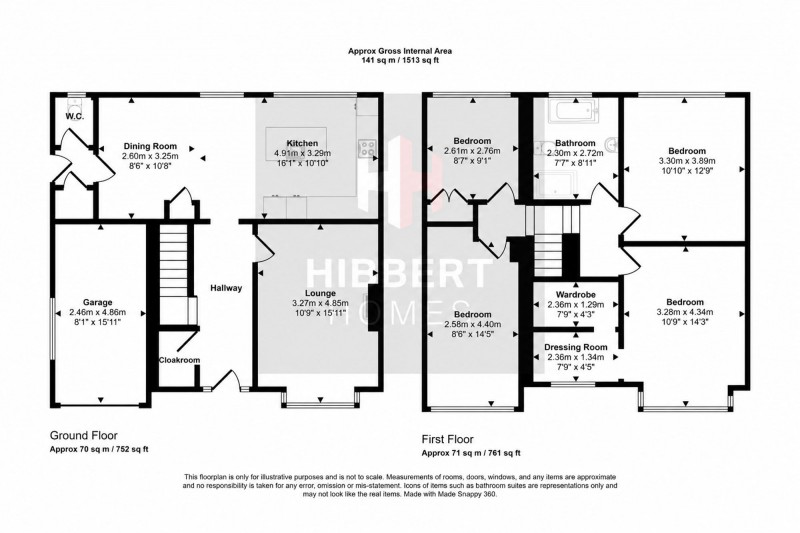 Floorplan for Adelaide Road, Bramhall, SK7