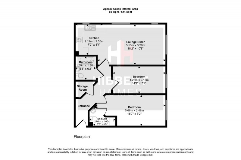 Floorplan for Moor Lane, Wythenshawe, M23