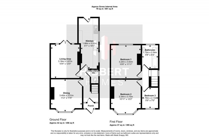 Floorplan for Langham Grove, Timperley, WA15