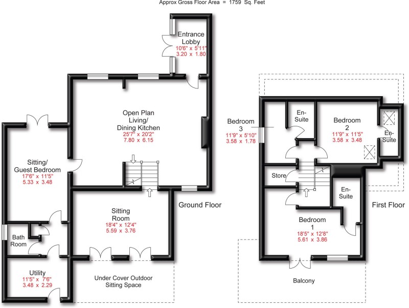 Floorplan for Old Hall Lane, Woodford, SK7