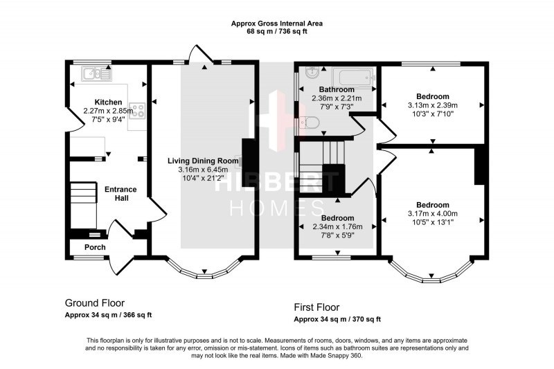 Floorplan for Arderne Road, Timperley, WA15
