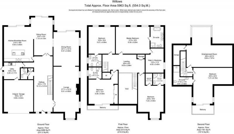 Floorplan for Barry Rise, Bowdon, WA14