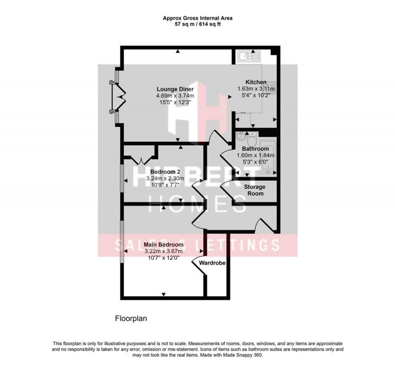 Floorplan for Sale Road, Wythenshawe, M23