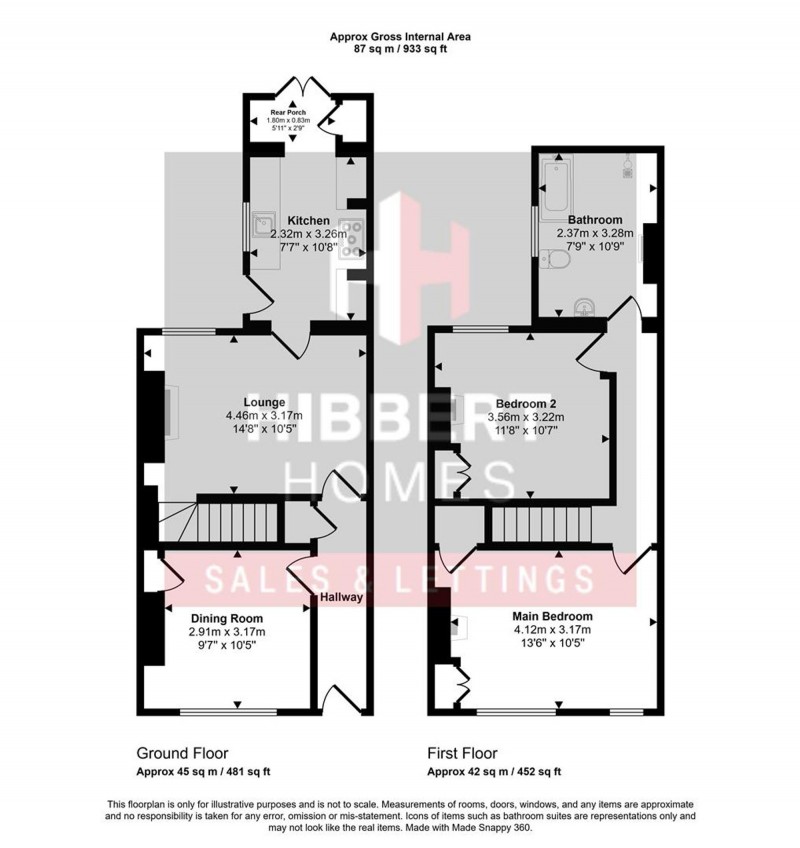 Floorplan for Lock Road, Broadheath, WA14