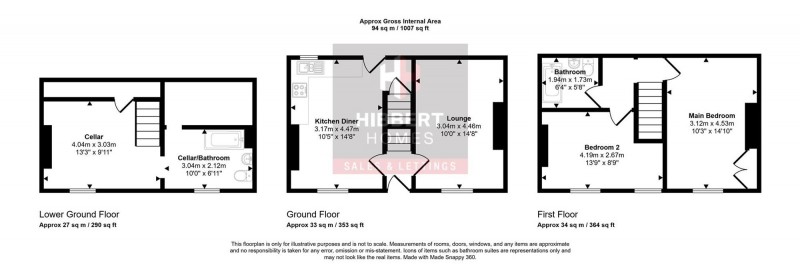 Floorplan for South Grove, Sale, M33