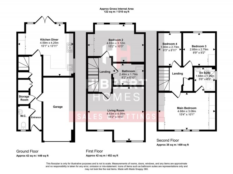 Floorplan for Alberbury Avenue, Timperley, WA15