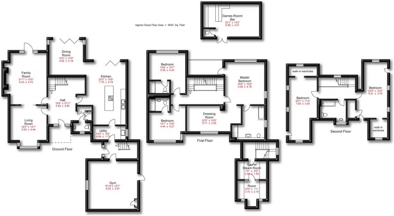 Floorplan for Stanhope Road, Bowdon, WA14