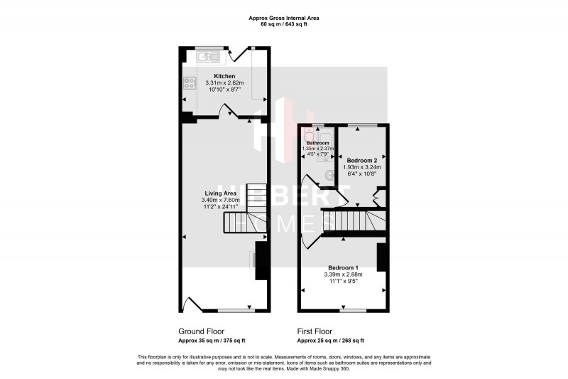Floorplan for Howells Avenue, Sale, M33