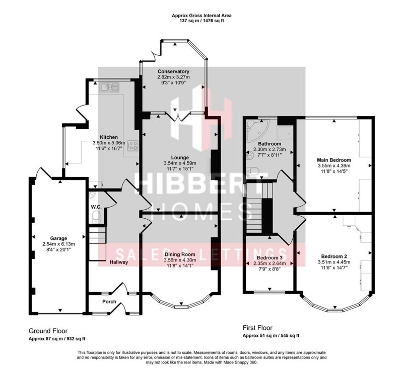 Floorplan for Woodsmoor Lane, Stockport, SK3