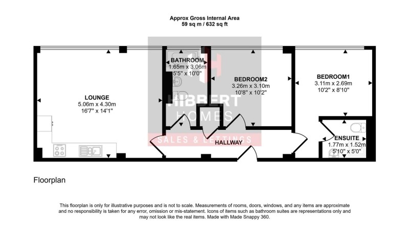 Floorplan for Ashton Lane, Sale, M33