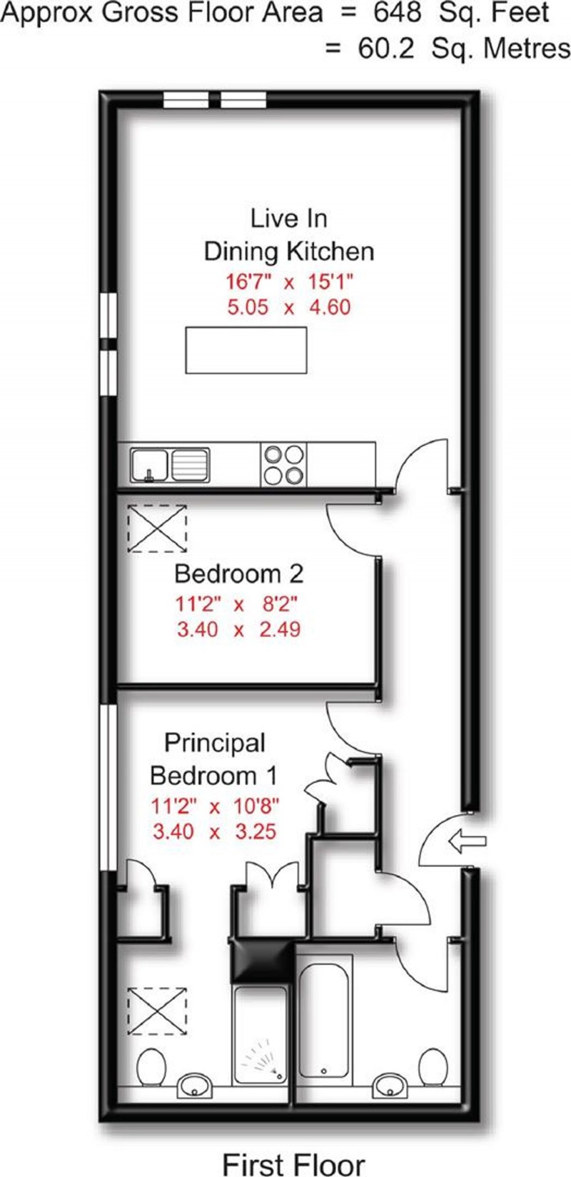 Floorplan for Wolf Grange, Altrincham, WA15