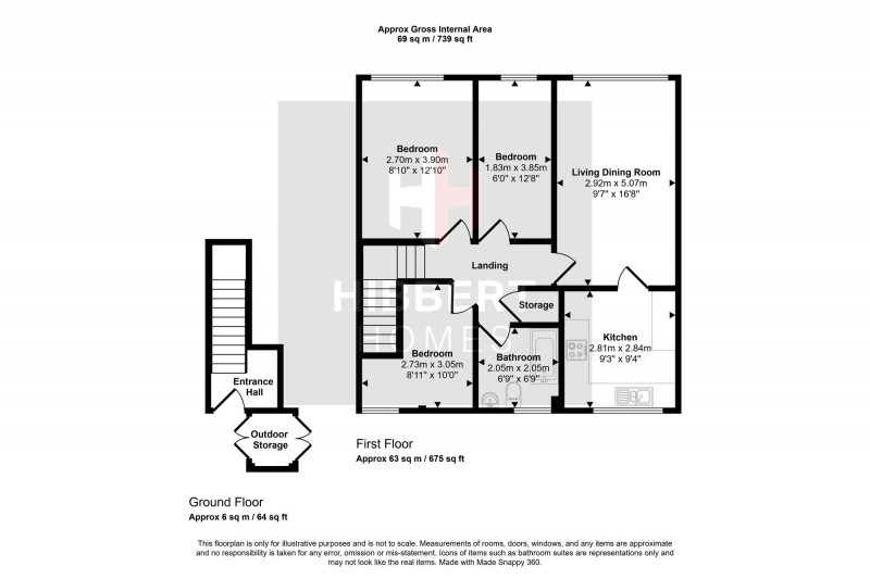 Floorplan for Beechfield Close, Sale, M33