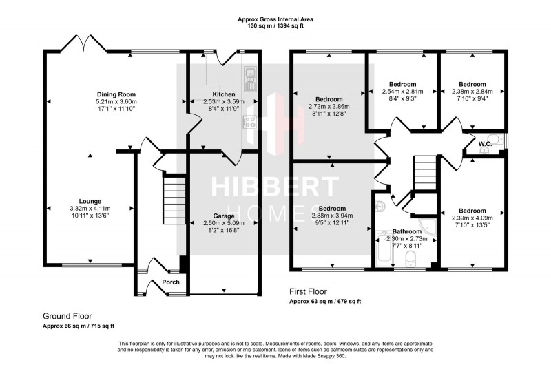 Floorplan for Garners Lane, Stockport, SK3