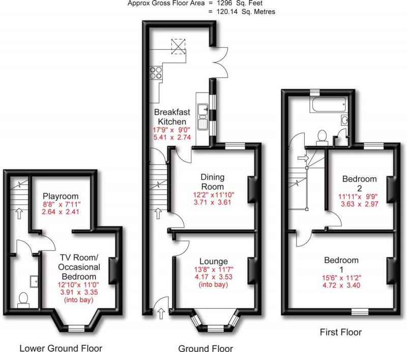 Floorplan for Oak Road, Hale, WA15