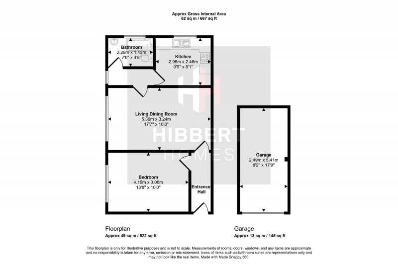 Floorplan for Brooklands Road, Linden Lea Brooklands Road, M33