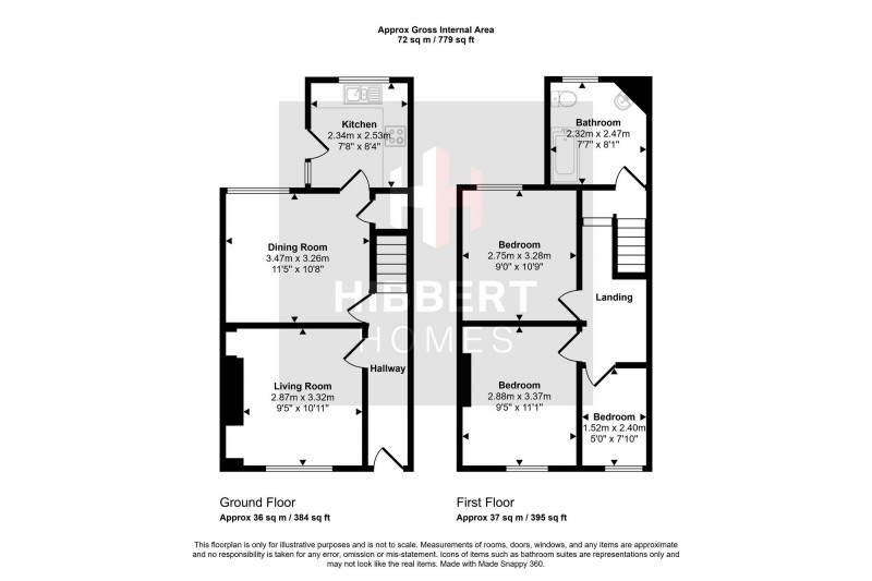 Floorplan for Albion Street, Sale, M33
