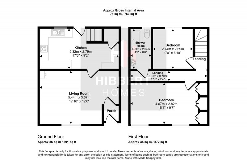 Floorplan for St. Anns Street, Sale, M33