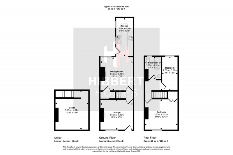 Floorplan for Chelmsford Road, Stockport, SK3