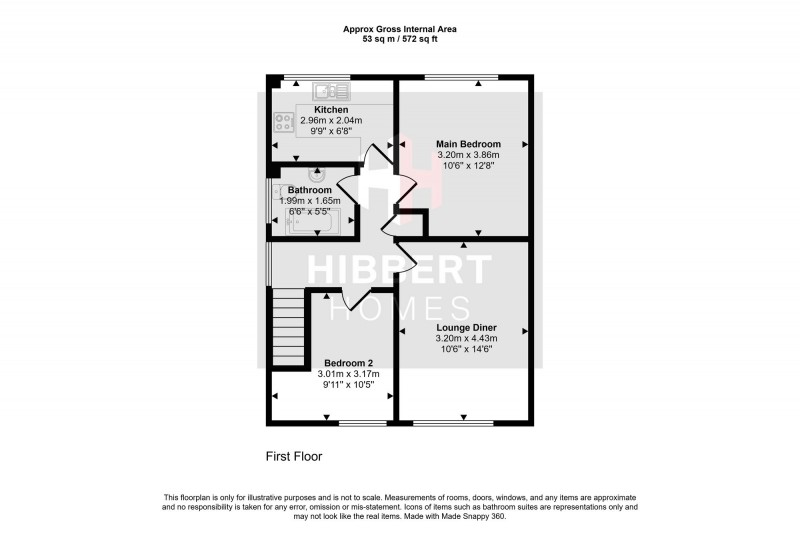 Floorplan for Dunvegan Road, Hazel Grove, SK7